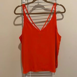 Topshop red spaghetti strap top